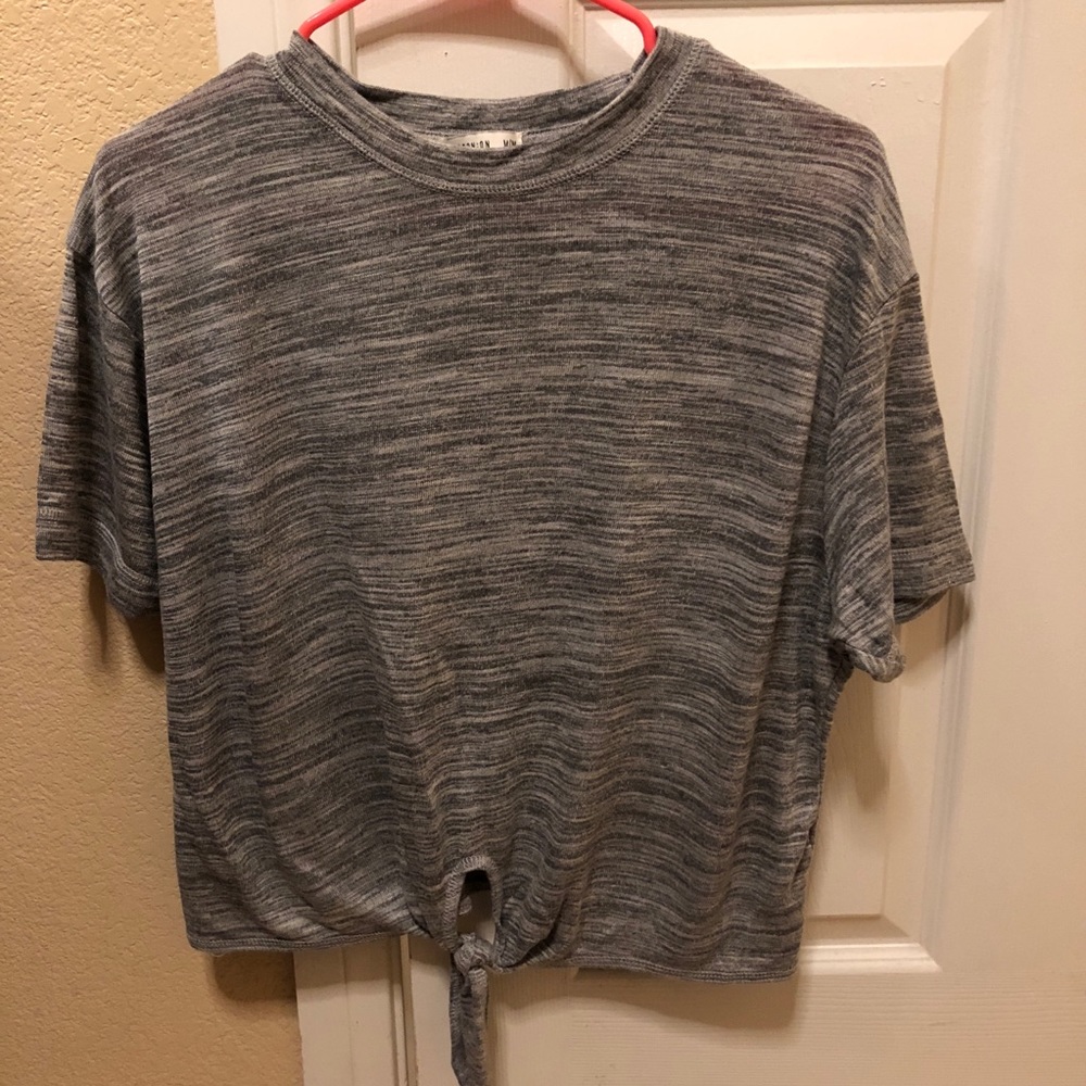 Cotton on tie knot shirt